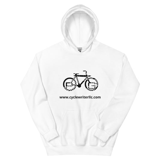 Cyclewriterllc.com Limited White Hoodie